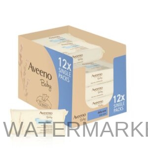 Aveeno Baby Daily Care Wipes 12 x 72 PK